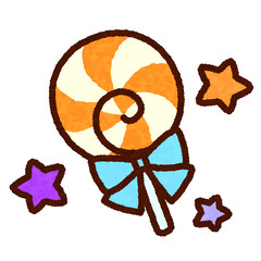 ハロウィンキャンディ テクスチャあり