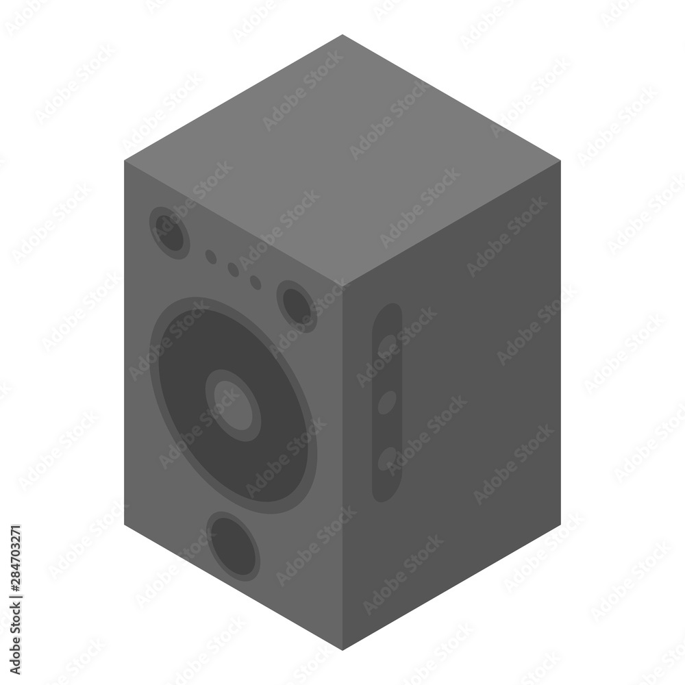 Aufkleber studio speaker icon. isometric of studio speaker vector icon for web design isolated on white backgr