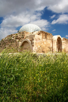 Temple Of Hercules In Amman Citadel, Amman, Jordan