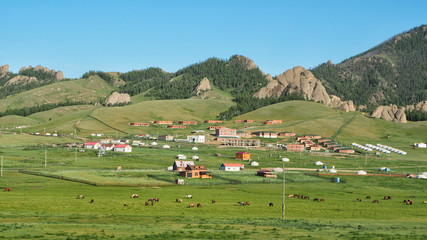 Fototapeta na wymiar Gorkhi Terelj National Park - Mongolia