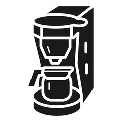 Automatic coffee machine icon. Simple illustration of automatic coffee machine vector icon for web design isolated on white background