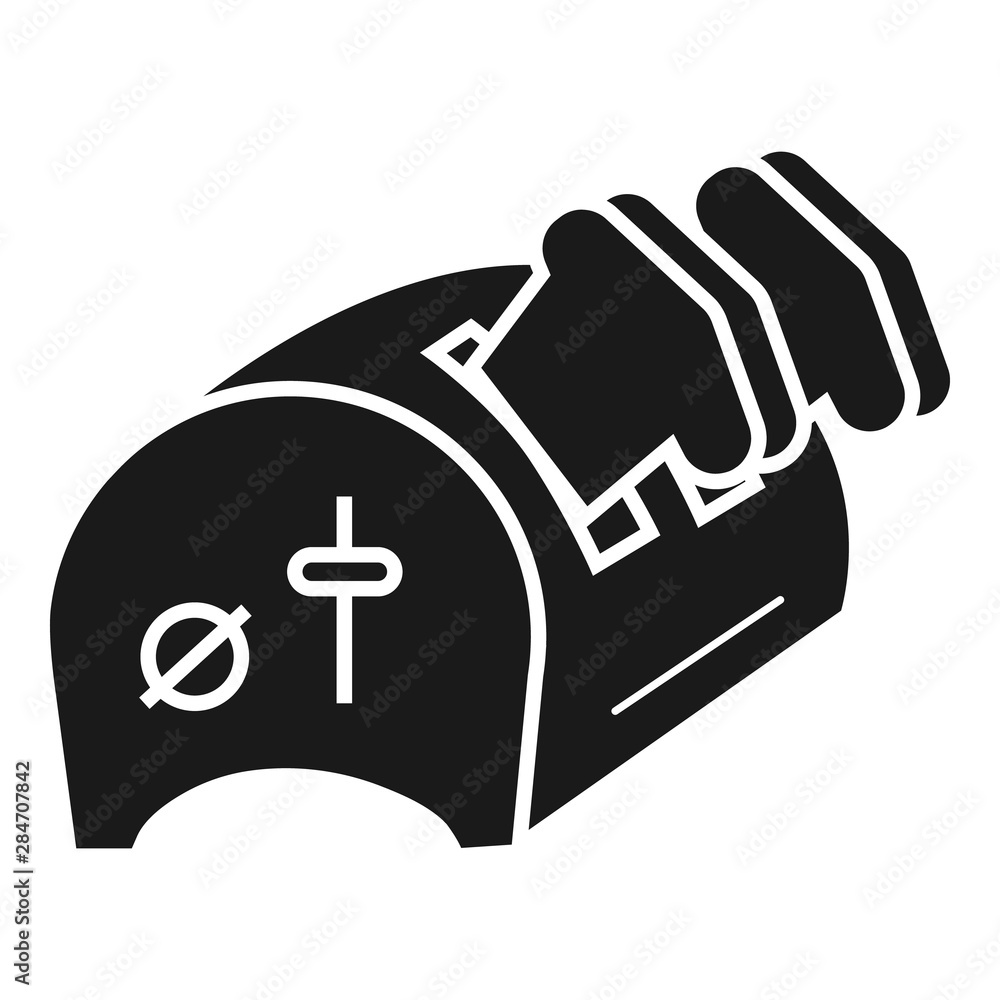 Poster modern toaster icon. simple illustration of modern toaster vector icon for web design isolated on wh