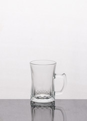 empty glass of water