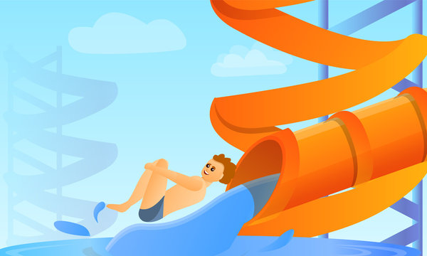 water slide illustration