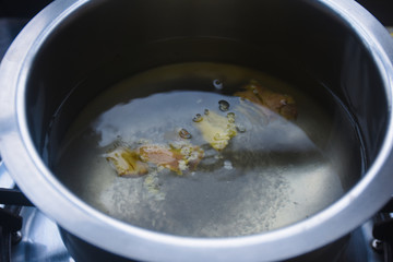 soup in a pot