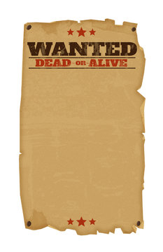 old west wanted poster