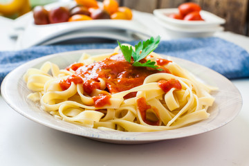 Homemade italian pasta