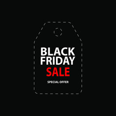 Black friday sale banner layout design
