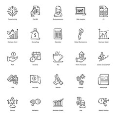 Finance Line Icons 