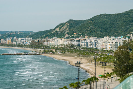 View of Vlora Waterfront Promenade (Lungomare), Albania