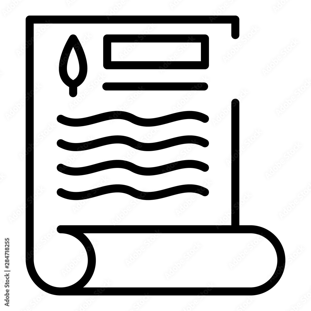 Poster farmer document icon. outline farmer document vector icon for web design isolated on white backgroun
