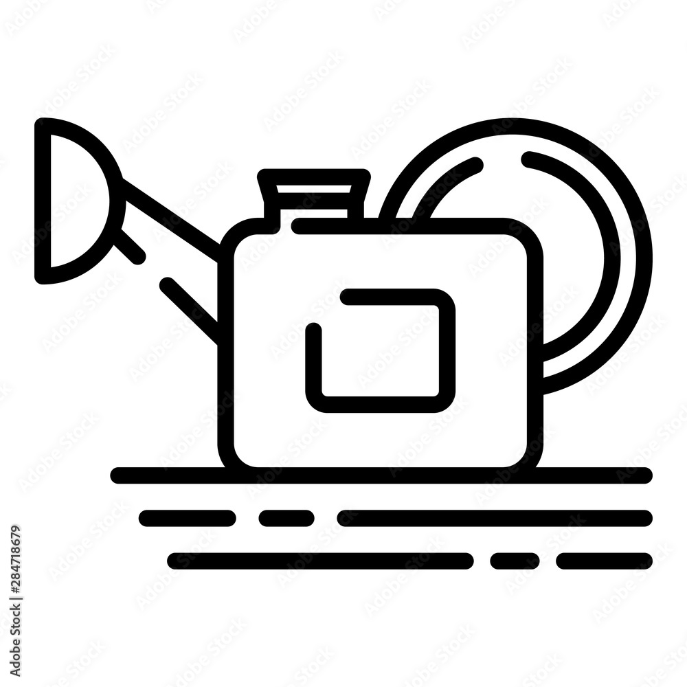 Aufkleber watering can icon. outline watering can vector icon for web design isolated on white background
