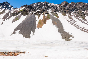 Flüela, Flüelapass, Susch, Passstrasse, Passhöhe, Schottensee, Bergstrasse, Flüelatal,...