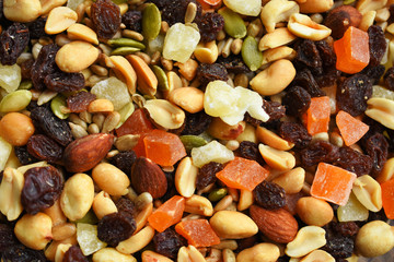 Organic Trail Mix Close Up