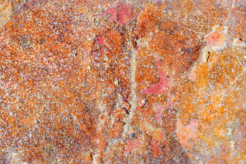 Natural stone texture closeup. Selective focus.