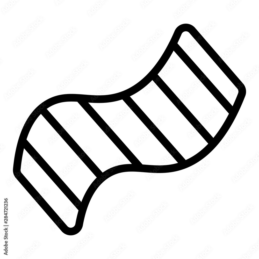 Poster soft mat icon. outline soft mat vector icon for web design isolated on white background