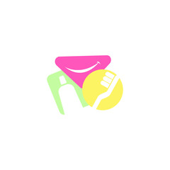 abstract modern logo template vector design for symbol or icon