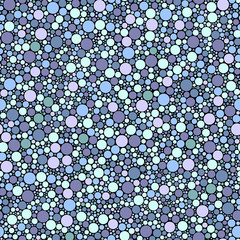 Abstract seamless pattern small blue circles texture background