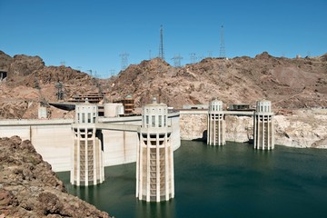 Hoover Dam construction masterpiece