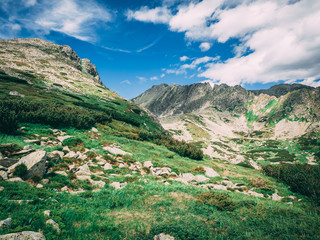 In the High Tatras Slovakia side of Mountains