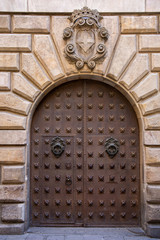 old door of church