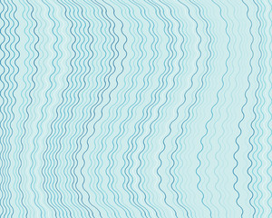 Seamless wavy lines simple pattern, abstract geometric background	