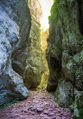 Gole dell'Infernaccio (Italy) - A naturalistic wild attraction in the Monti Sibillini National Park, Marche region, province of Fermo