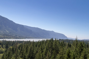 view of the mountains