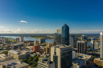 Fototapeta premium Aerials Jacksonville FL USA