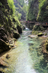 Gorges de Tolmin Slovénie