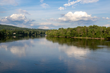 Susquehanna River with Blue Sky Above