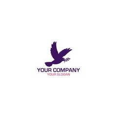 Peace Dove Logo Design Vector