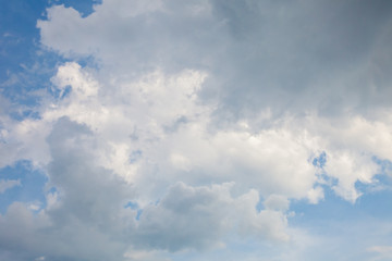 blue sky with clouds