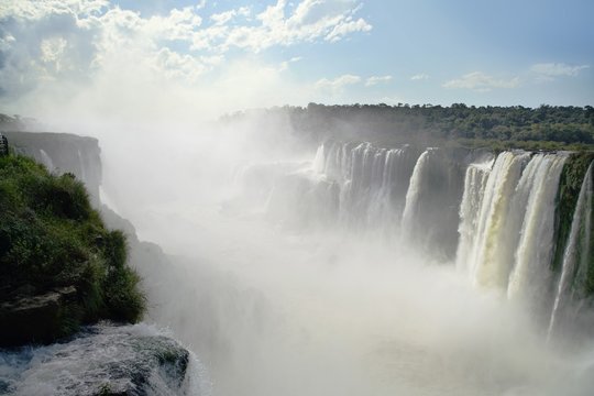Iguazu Falls in South America © pattilabelle