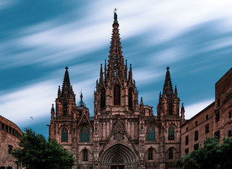 Fototapeta na wymiar Kathedrale von Barcelona
