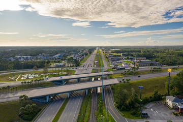 Aerial photo of Kingsland GA USA