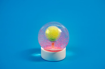 Merry Christmas and New year concept with tennis ball