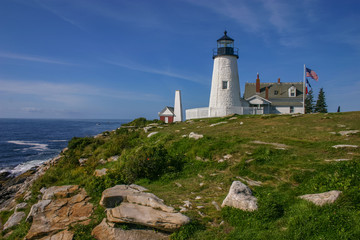 Fototapeta na wymiar Pemaquid Point Lighthouse, Maine