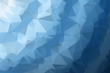 Blue vector abstract textured polygonal background. Blurry triangle design. Pattern can be used for background.