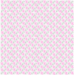 Light background. Gray and pink checkered lines, zigzag