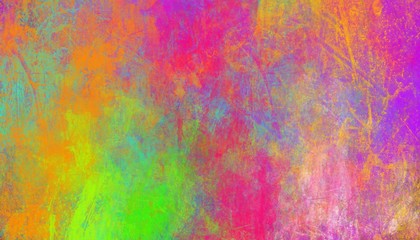 Colorful abstract background. Smears of multi-colored paints. 