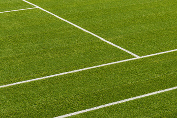 Green grass tennis court background