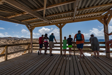   Shete Boka National park Views around Curacao a small Caribbean island