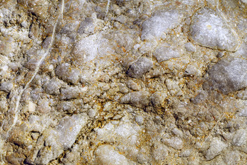 Natural stone texture closeup. Selective focus.