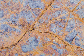Natural stone texture closeup. Selective focus.