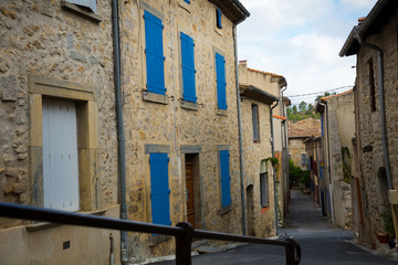 Street of French town Lagrasse