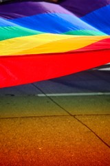 sidewalk rainbows