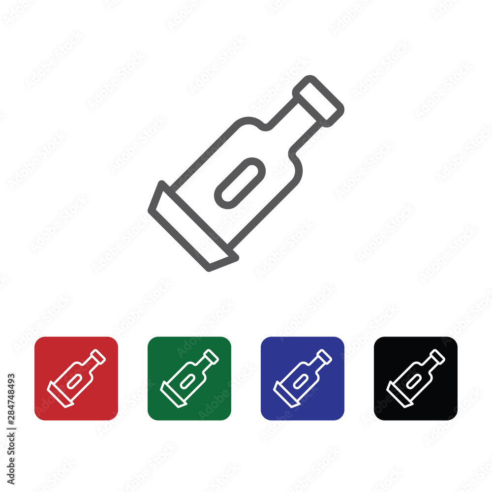 Poster toothbrush, tube vector icon. element of medicine for mobile concept and web apps illustration. thin