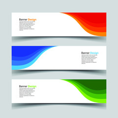 Vector Abstract design banner web template