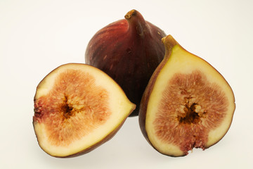 イチジク　白抜き